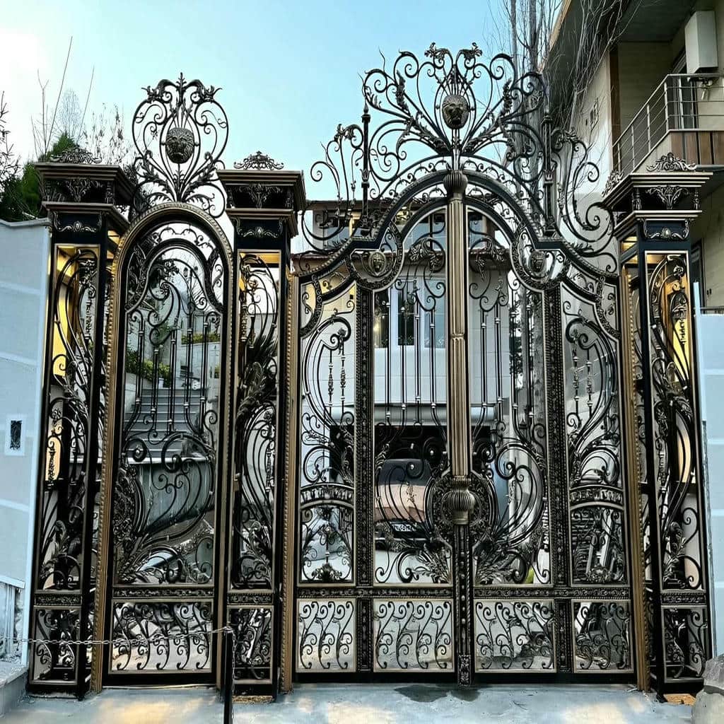 درب آهنی پارکینگ مقاوم درب آهنی پارکینگ مقاوم