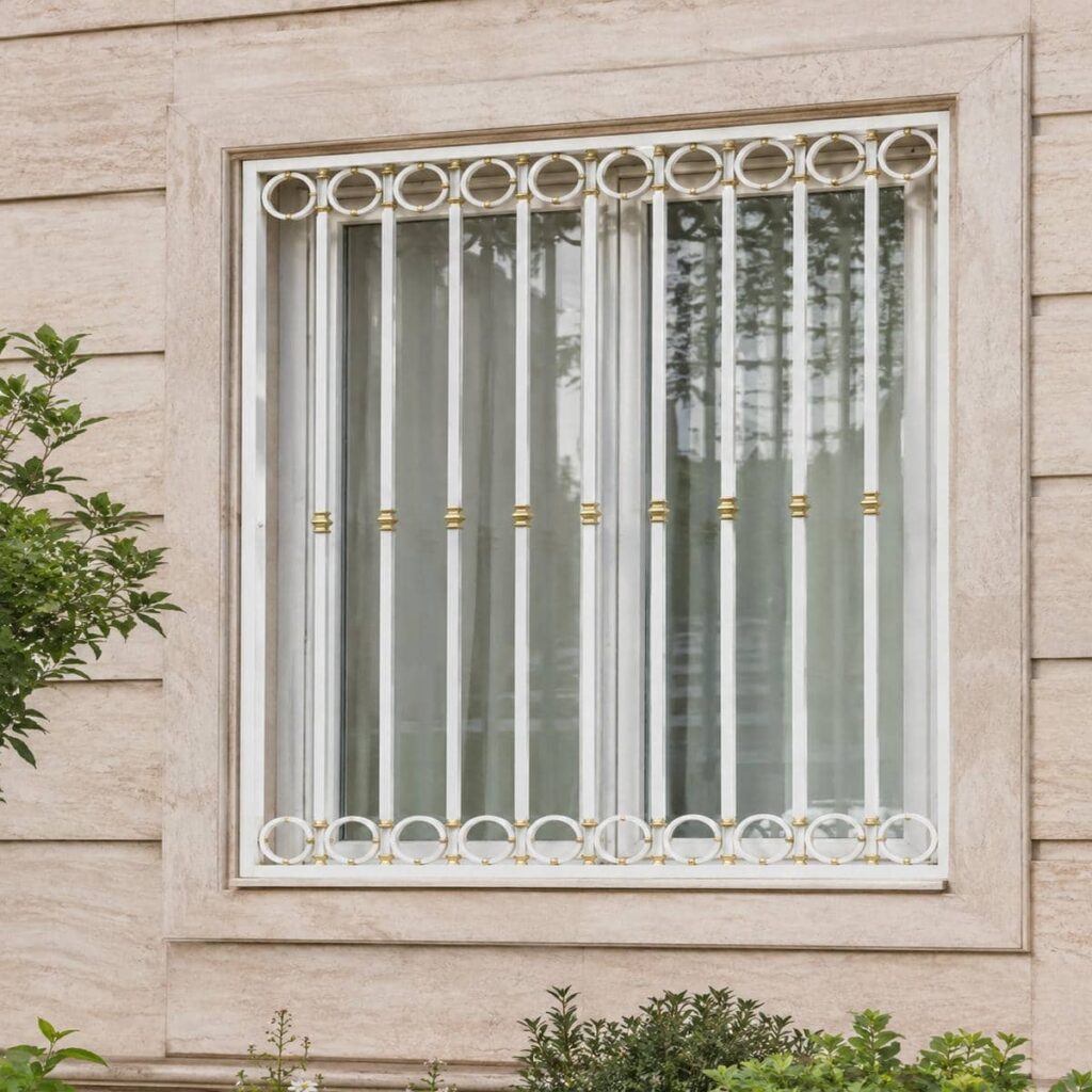 نرده پنجره گلنرده کلاسیک