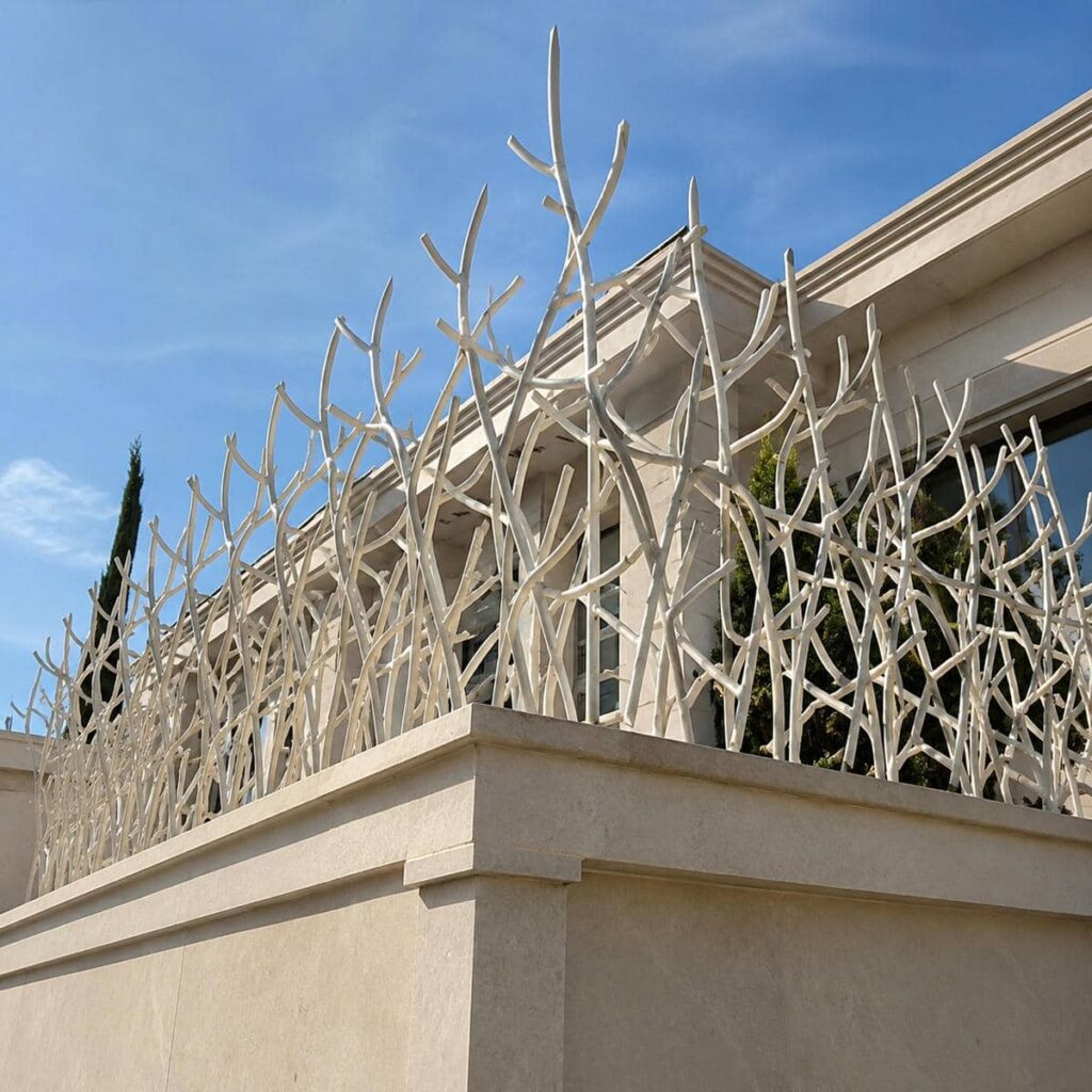 مقطع فولادی نرده دیواری آماده بررسی کیفیت مقطع فولادی نرده دیواری آماده بررسی کیفیت