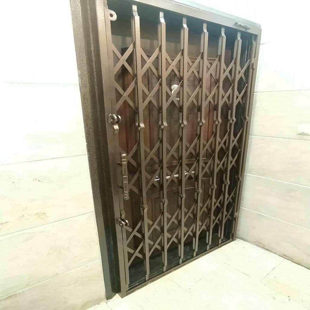 گارد آکاردئونی خارجی با ریل بالایی روان