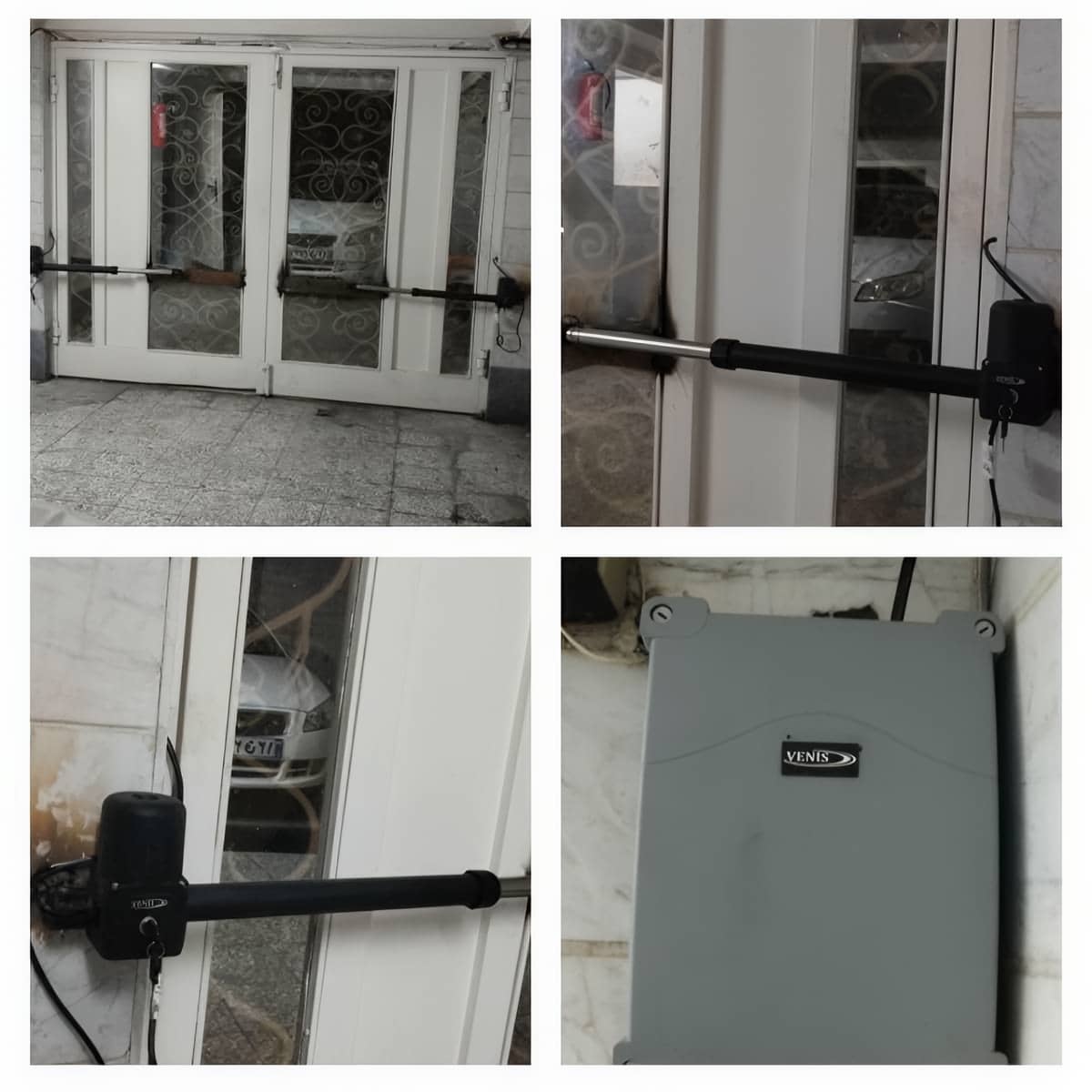 جک درب پارکینگ بازویی روی دروازه عریض رشت مرکز فروش جک درب پارکینگ مخصوص دهانههای بزرگ در رشت و حومه