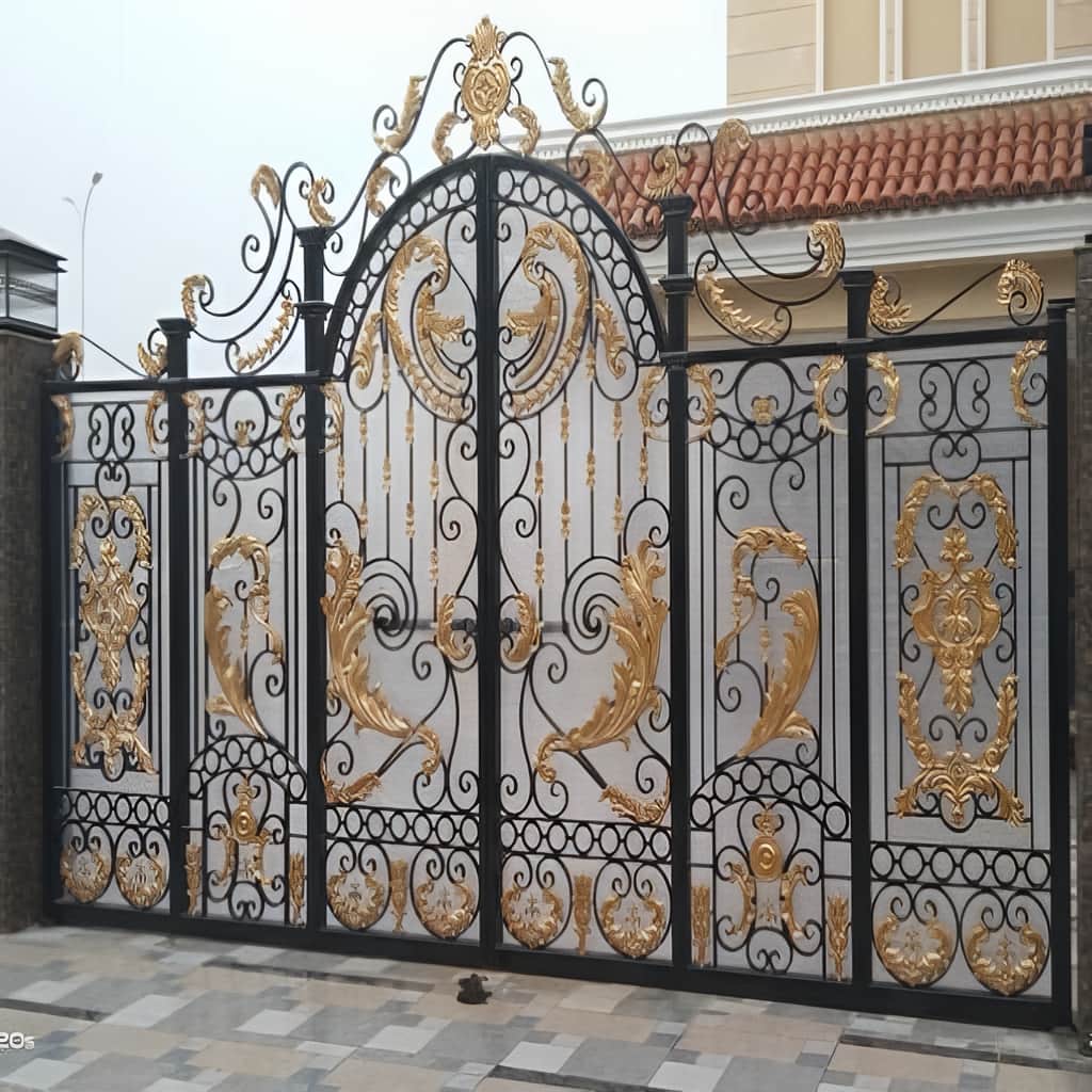 درب حیاط مشکی در استان گلستان با قفل ایمن مرکز فروش درب حیاط با خدمات پس از فروش در استان گلستان